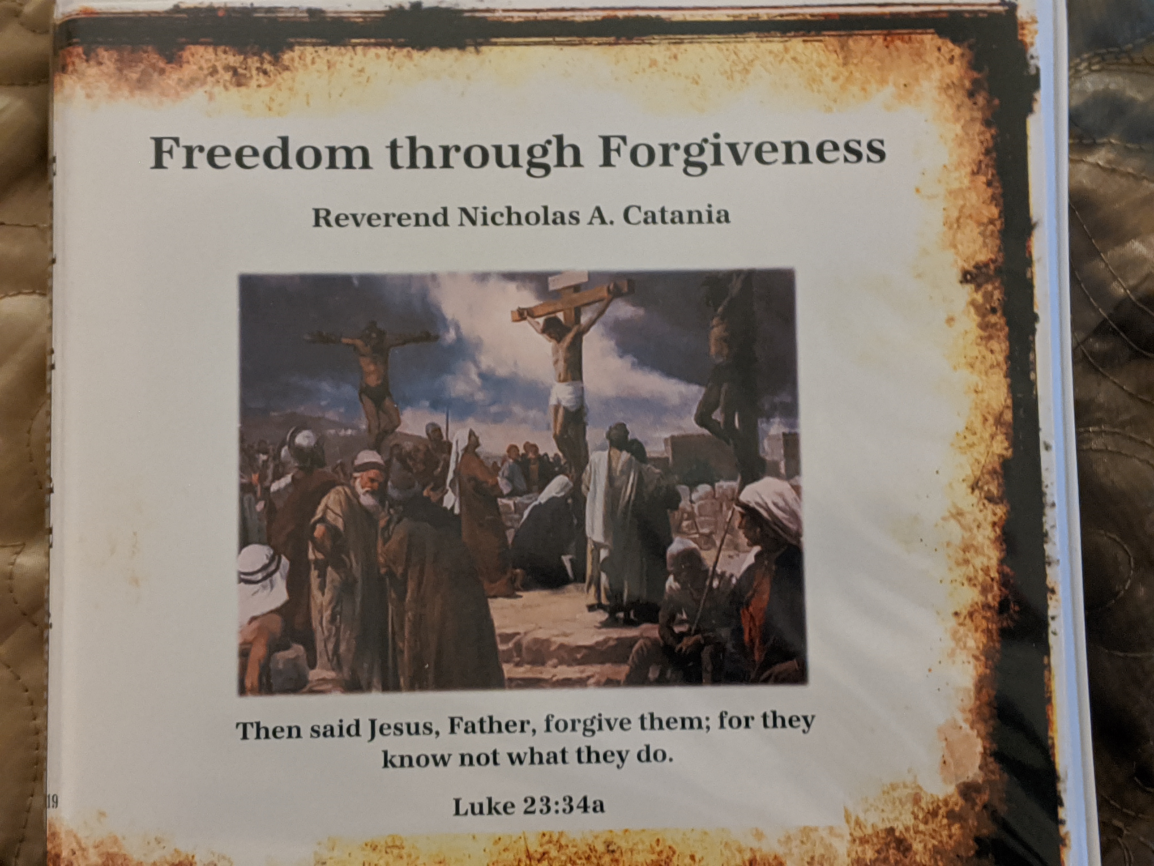 Freedom Through Forgiveness